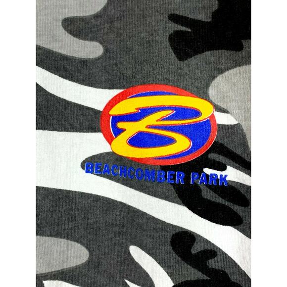 Code 5 Beachcomber Park Black Gray Camouflage T-Shirt Men’s Size Medium - Picture 2 of 6